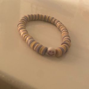clay bead bracelet